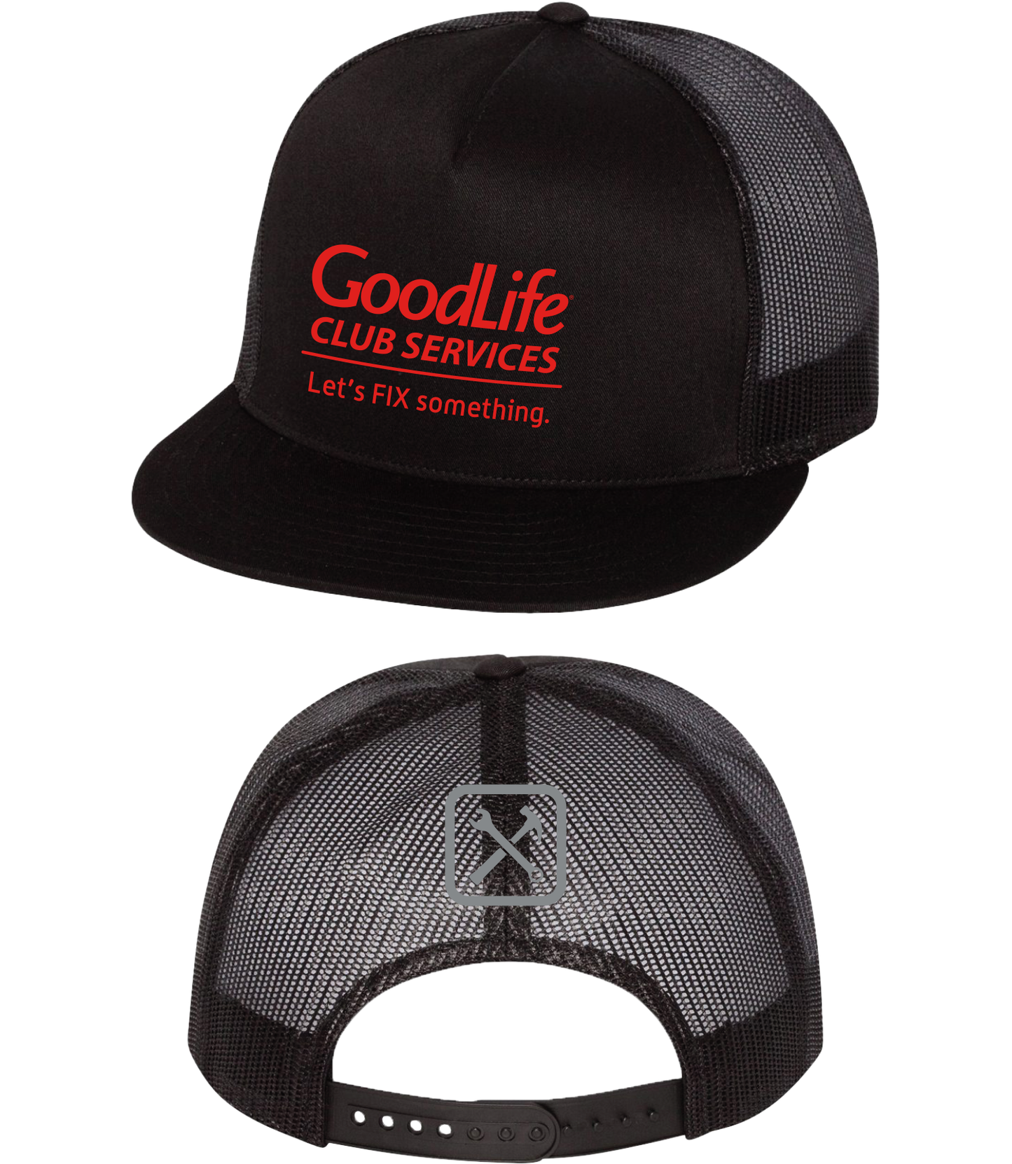 GoodLife Club Services Flat Brim Cap