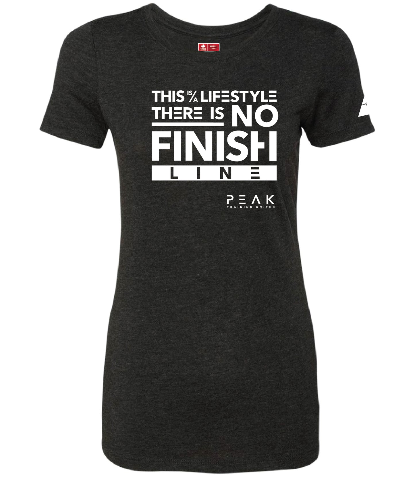 Ladies PEAK No Finish Line Crew T-shirt