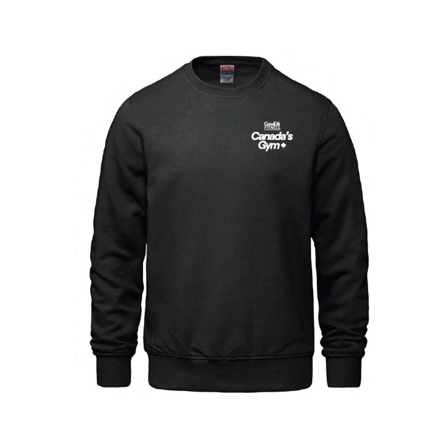 GoodLife Canada's Gym Black Crewneck