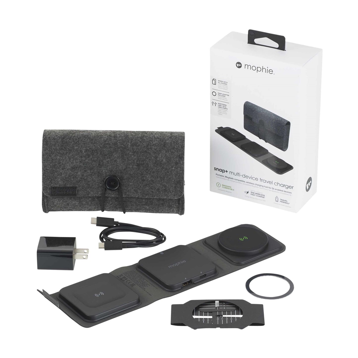 mophie® Snap + Multi-device Travel Charger