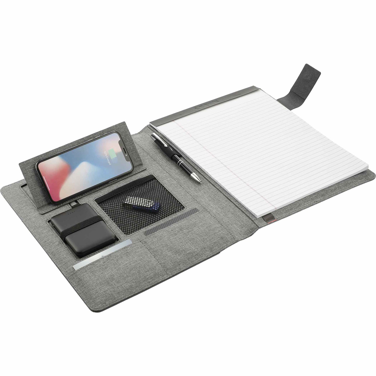 Reclaim RPET 5000 mAh Wireless Charging Writing Pad with FSC® Mix Paper
