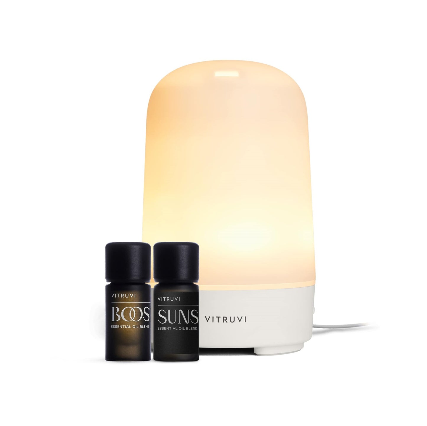 Vitruvi Glow Diffuser and Essential Oils Bundle Set