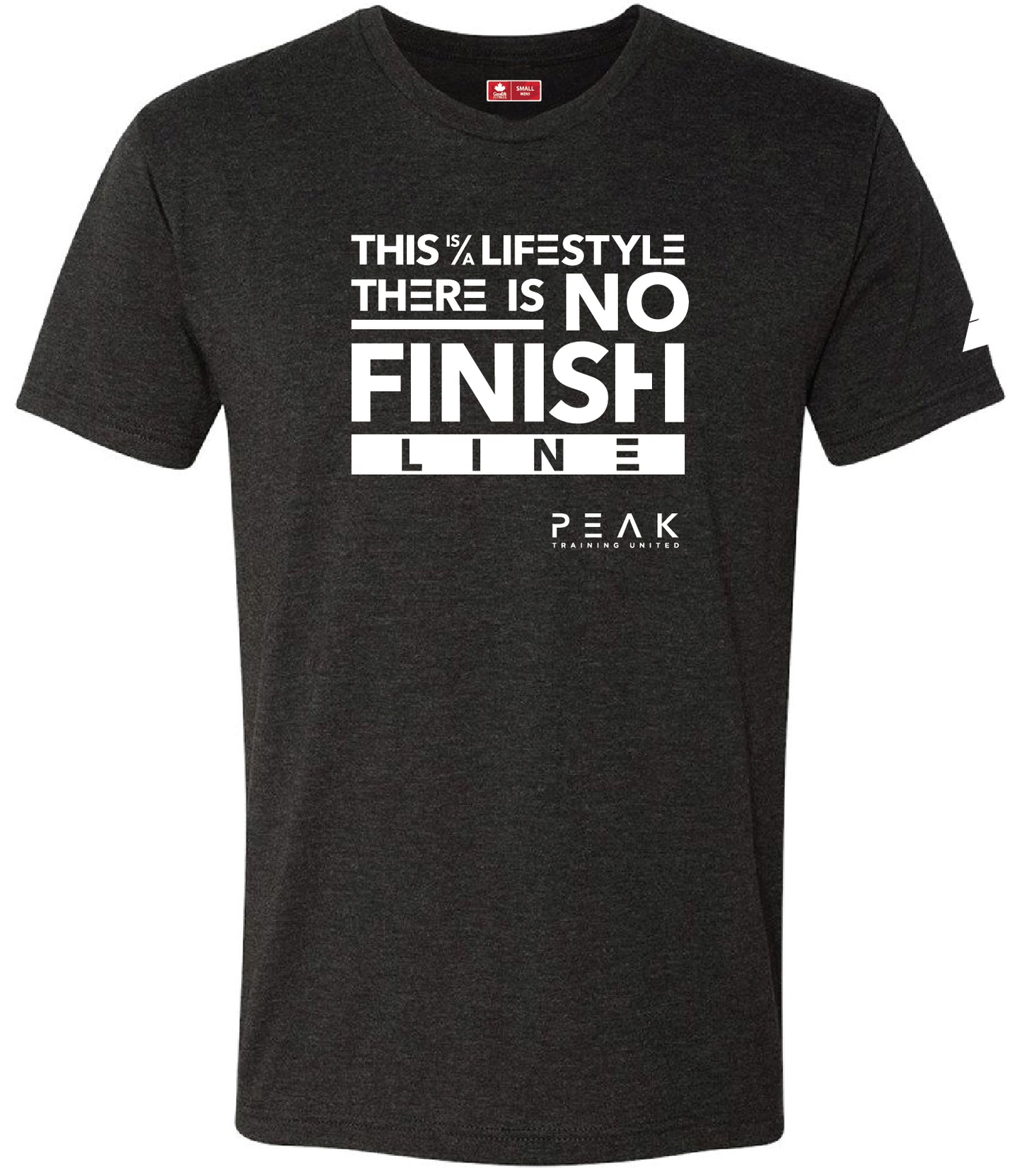Mens PEAK No Finish Line Crew T-shirt